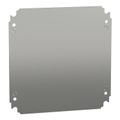 Product Image of Plain Mounting Plate, for Electrical Enclosure, H300xw300mm, Galvanised Steel