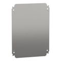 Product Image of Plain Mounting Plate, for Electrical Enclosure, H400xw300mm, Galvanised Steel