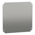 Product Image of Plain Mounting Plate, for Electrical Enclosure, H400xw400mm, Galvanised Steel