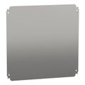 Product Image of Plain Mounting Plate, for Electrical Enclosure, H500xw500mm, Galvanised Steel
