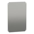 Product Image of Plain Mounting Plate, for Electrical Enclosure, H600xw400mm, Galvanised Steel