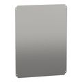 Product Image of Plain Mounting Plate, for Electrical Enclosure, H800xw600mm, Galvanised Steel