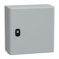 Product Image of Wall Mounted Steel Electrical Enclosure, Spacial S3DC, Plain Door, no Mounting Plate, 300x300x150mm, LP66, IK10