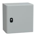 Product Image of Wall Mounted Steel Electrical Enclosure, Spacial S3DC, Plain Door, no Mounting Plate, 300x300x200mm, LP66, IK10