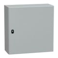 Product Image of Wall Mounted Steel Electrical Enclosure, Spacial S3DC, Plain Door, no Mounting Plate, 600x600x250mm, LP66, IK10
