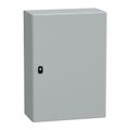 Product Image of Wall Mounted Steel Electrical Enclosure, Spacial S3DC, Plain Door, no Mounting Plate, 700x500x250mm, LP66, IK10