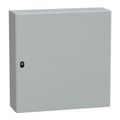 Product Image of Wall Mounted Steel Electrical Enclosure, Spacial S3DC, Plain Door, no Mounting Plate, 800x800x250mm, LP66, IK10