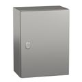 Product Image of Wall Mounted Electrical Enclosure, Spacial S3x, Stainless Steel 304L, Plain Door, 400x300x200mm, LP66