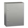 Product Image of Wall Mounted Electrical Enclosure, Spacial S3x, Stainless Steel 304L, Plain Door, 500x400x200mm, LP66