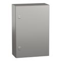Product Image of Wall Mounted Electrical Enclosure, Spacial S3x, Stainless Steel 304L, Plain Door, 600x400x200mm, LP66