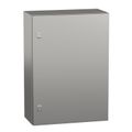 Product Image of Wall Mounted Electrical Enclosure, Spacial S3x, Stainless Steel 304L, Plain Door, 700x500x250mm, LP66