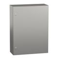 Product Image of Wall Mounted Electrical Enclosure, Spacial S3x, Stainless Steel 304L, Plain Door, 800x600x250mm, LP66