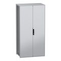 Product Image of Floor Standing Modular Electrical Enclosure, PanelSet SFN, Decarbonized Steel, Plate, 2000x1000x600mm, 2 Doors, IP55