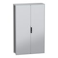 Product Image of Floor Standing Modular Electrical Enclosure, PanelSet SFN, Decarbonized Steel, Plate, 2000x1200x400mm, 2 Doors, IP55