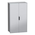 Product Image of Floor Standing Modular Electrical Enclosure, PanelSet SFN, Decarbonized Steel, Plate, 2000x1200x600mm, 2 Doors, IP55