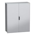 Product Image of Floor Standing Modular Electrical Enclosure, PanelSet SFN, Decarbonized Steel, Plate, 2000x1600x600mm, 2 Doors, IP55