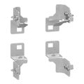 Product Image of Brackets for Mount The Plate, PanelSet SFN, for Electrical Enclosure (Set of 4)