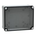 Product Image of Pc Box LP66 Ik08 RAL7035 Int.h225w175d100 Ext.h241w191d128 Transp.cover H20