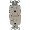 Product Image of Claro 20A Self Test Tamper Resistant Duplex Receptacle (Pumice)