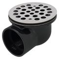 Product Image of 2" ABS Round Side Outlet Shower Drain (Stainless Steel)
