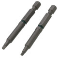Product Image of 1/4" #1 Square Head Chuck Driver Insert Bit, 2-1/2" Long (Pack of 2)