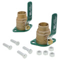 1-1/4" Sweat Shut-Off Freedom Swivel-Flange Set (Low Lead)