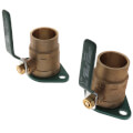 1-1/2" Sweat Shut-Off Freedom Swivel-Flange Set (Lead Free)
