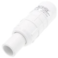 Product Image of 3/4" PVC Sch. 40 Short Repair Coupling (Spig x Soc - PVC White with EPDM O-ring)
