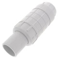 Product Image of 1-1/4" PVC Sch. 40 Short Repair Coupling (Spig x Soc - PVC White with EPDM O-ring)