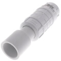 Product Image of 1" PVC Sch. 40 Short Repair Coupling (Soc x Soc - PVC White with EPDM O-ring)