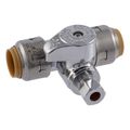 Product Image of 1/2" Sharkbite Max x 1/2" Sharkbite Max x 1/4" Compression Tee Stop (Lead Free)
