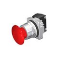Product Image of 30 mm Emergency Stop Push-Pull Operator, Mushroom, 2-Position Maintained, 1NO/1NC, IP66 (Red)