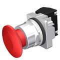 Product Image of 30 mm Emergency Stop Pushbutton, Twist-to-Release, Mushroom, 1NO/1NC, IP66 (Red)