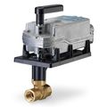 Product Image of 599 Series 2" NPT 2-Way Brass Valve with 24V Spring Return Normally Closed Actuator