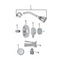 Product Image of Mixet Complete Kit Single Handle Tub/Shower Trim Kit