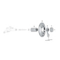 Product Image of Mixet Single Handle Tub/Shower Trim Kit