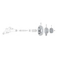 Product Image of Mixet Single Handle Tub/Shower Trim Kit