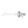 Product Image of Mixet Deluxe Single Handle Tub/Shower Trim Kit