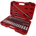 Product Image of 3/8" Drive 6-Point Socket and Ratchet Set, 73-Piece (1/4-1", 6-24mm)