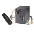 Product Image of Manual Hi/Lo Spark to Pilot Gas Valve Kit w/ Remote, Transmitter, Flex Line, Damper Clamp, Flare Adaptor, and Batteries