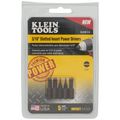 Product Image of 3/16" Slotted Power Driver Bit, 1" Long (Pack of 5)