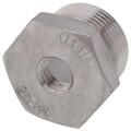 T304 1" x 1/4" Stainless Steel Hex Bushing