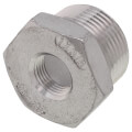 T304 1" x 3/8" Stainless Steel Hex Bushing