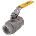 Product Image of 1-1/4" IPS Full Port 316 Stainless Steel 2-Piece Ball Valve
