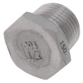T304 1/2" Stainless Steel Hex Head Plug