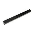 Product Image of 48" S-PVC Series Low Profile Complete Kit w/ 2-1/2" Perforated Offset Slot Grate (Matte Black)