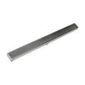 Product Image of 48" S-PVC Series Low Profile Complete Kit w/ 2-1/2" Perforated Offset Slot Grate (Satin Stainless)