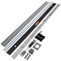 Product Image of 60" S-PVC Series Low Profile Complete Kit w/ 2-1/2" Tile Insert Frame (Satin Stainless)