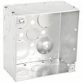 Product Image of 4" Square Drawn Box, 2-1/8" Deep w/ 1/2" & 3/4" Knockouts