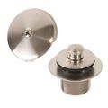 Product Image of 1-5/8" Lift and Turn Bath Drain, Mounting Plate & Screw (Brushed Nickel)